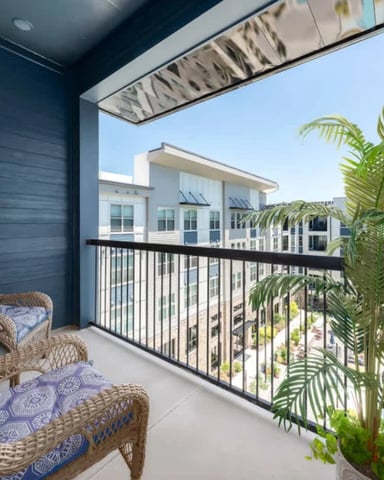 Balcony at a Grandview apartment in Birmingham